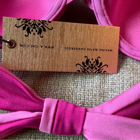 A. Che Swim Top | Color Passionfruit | Style: T06011| NWT - Picture 6 of 10